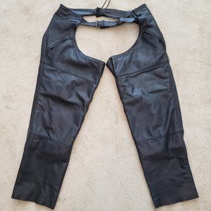 Xpert Performance Gear 4X Black Leather Chaps
